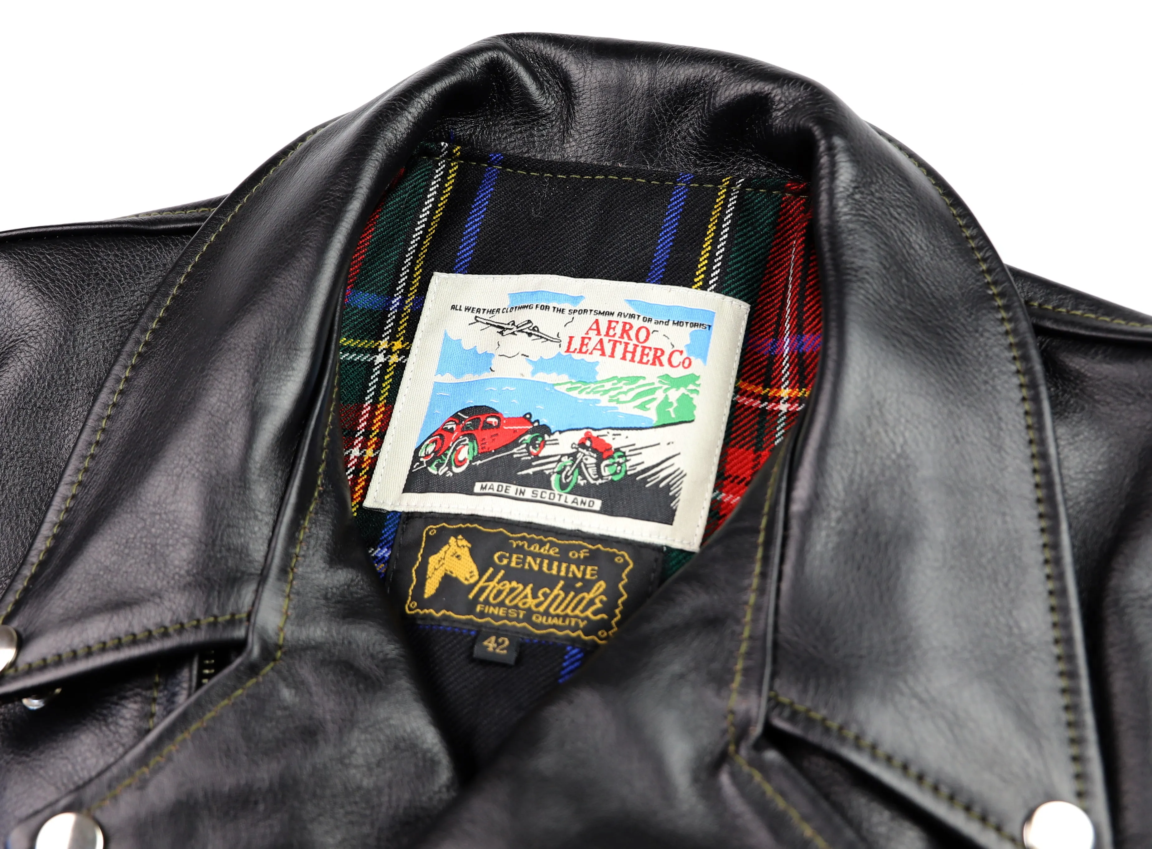 Aero D-Pocket Ridley, size 42, Blackened Brown Vicenza Horsehide