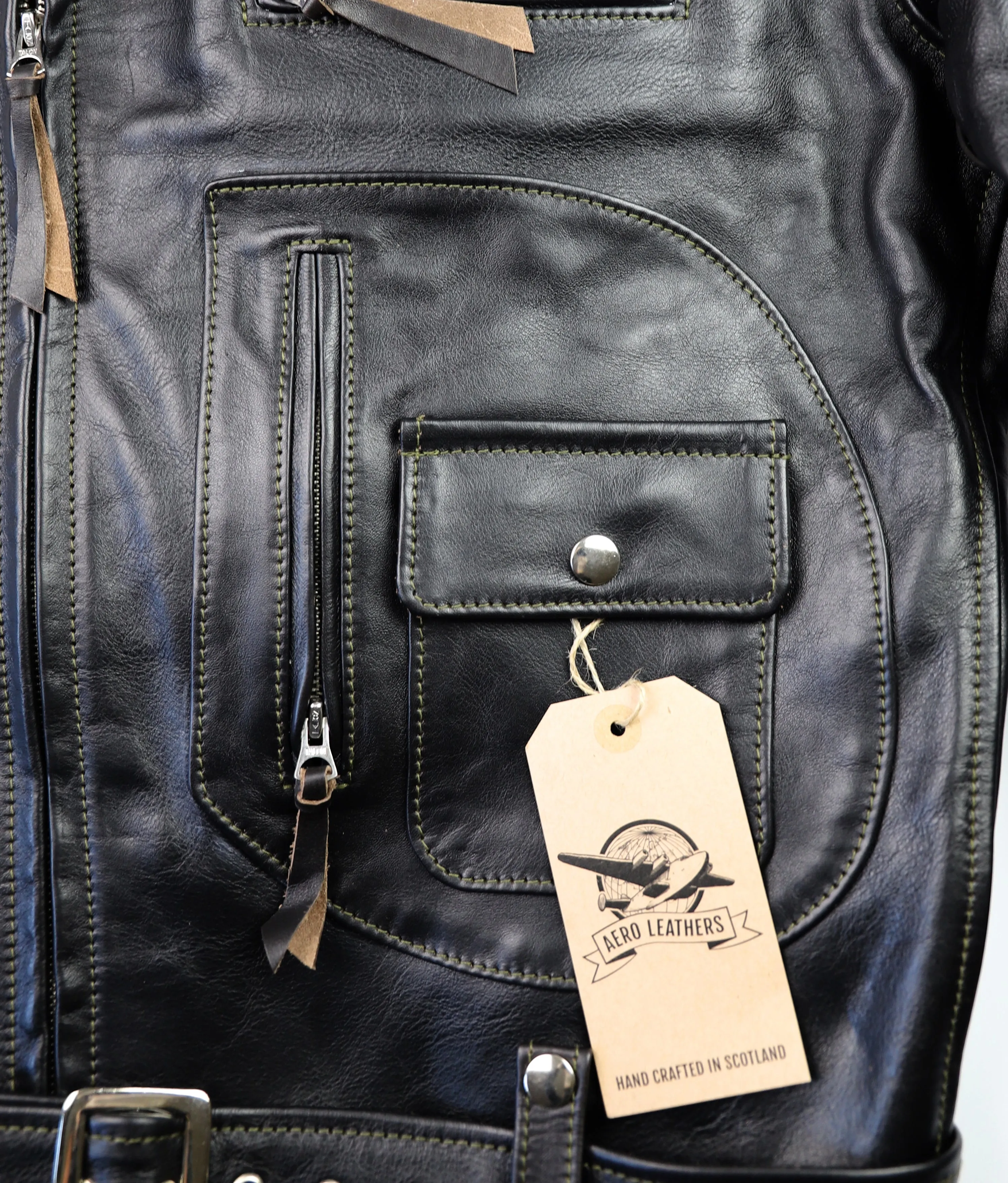 Aero D-Pocket Ridley, size 42, Blackened Brown Vicenza Horsehide