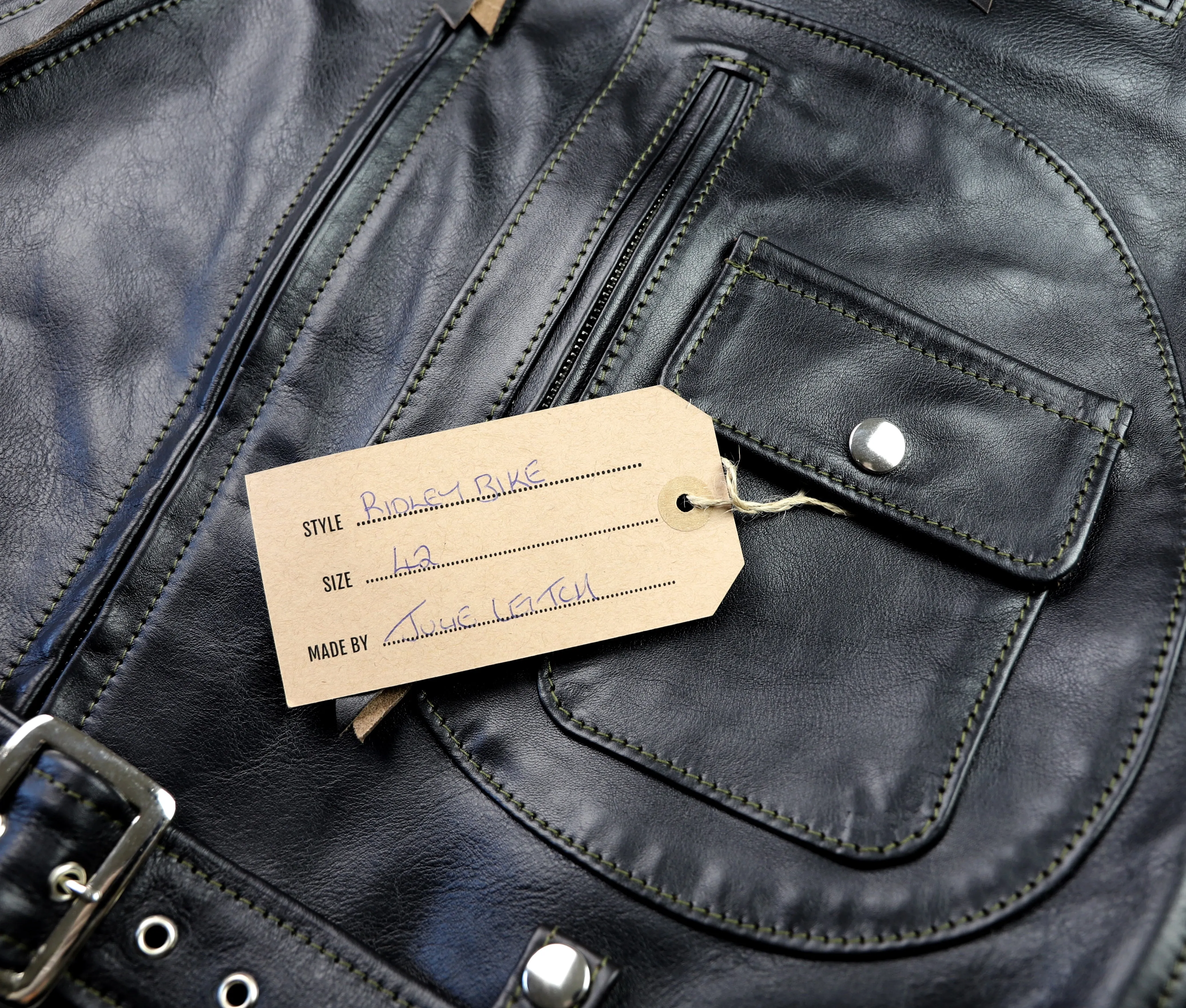 Aero D-Pocket Ridley, size 42, Blackened Brown Vicenza Horsehide