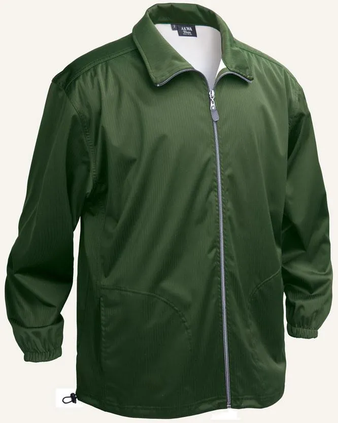 AKWA Water & Wind Resistant Men's Full Zip Jacket (Bonded Jersey)
