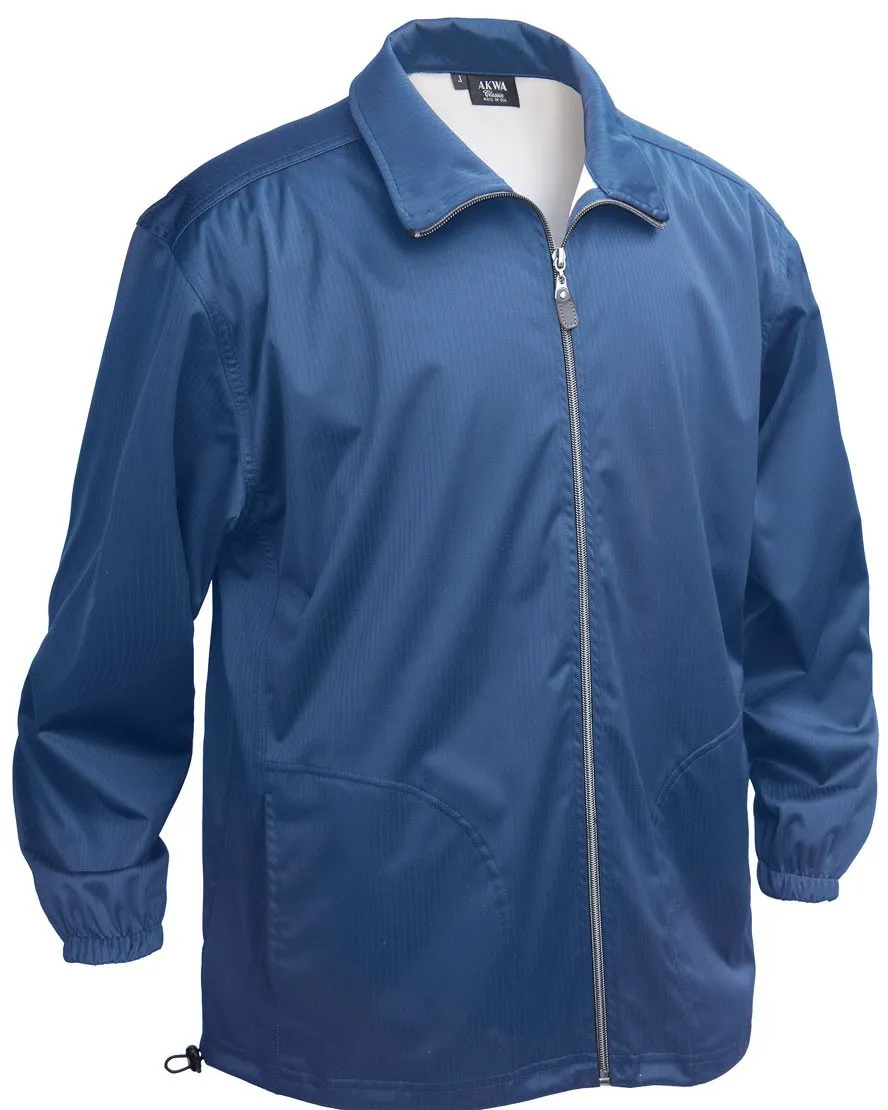 AKWA Water & Wind Resistant Men's Full Zip Jacket (Bonded Jersey)