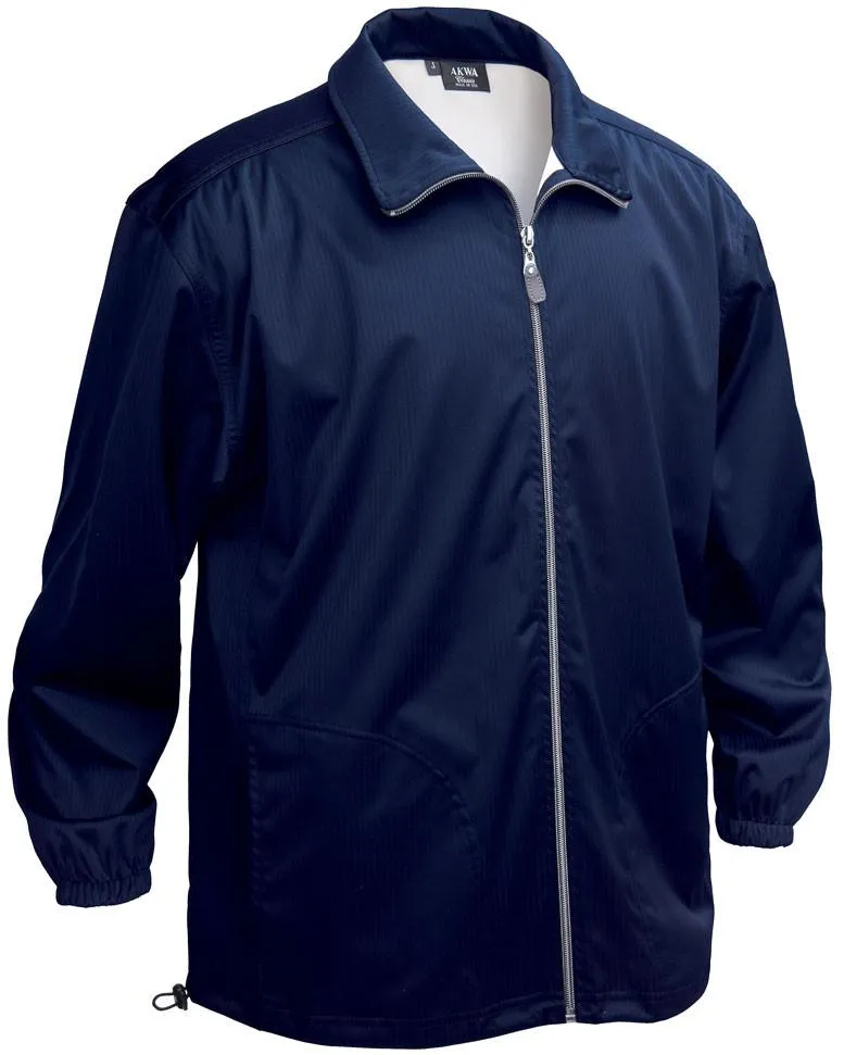 AKWA Water & Wind Resistant Men's Full Zip Jacket (Bonded Jersey)