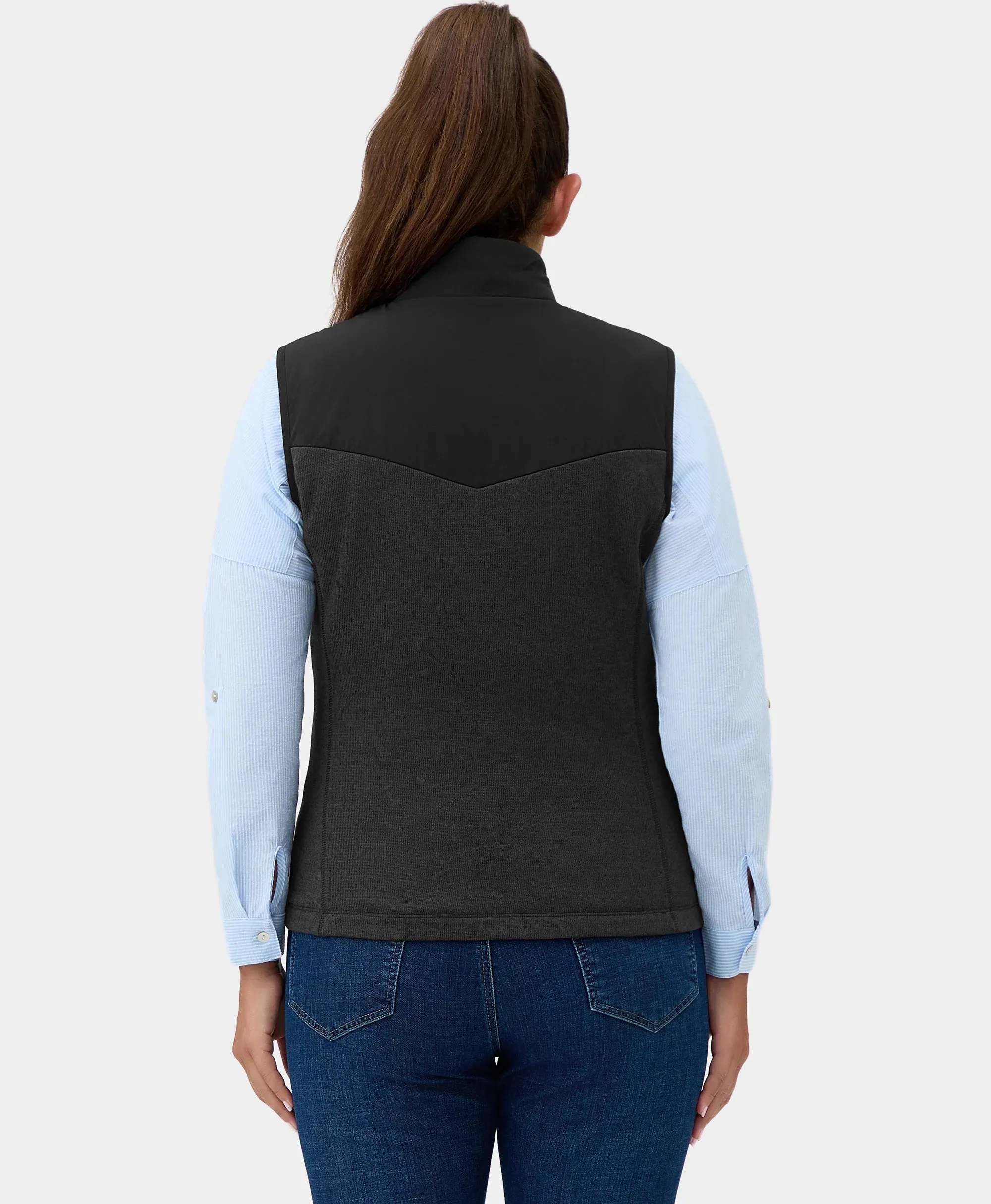 Augusta Women's Heated Sweater Fleece Vest