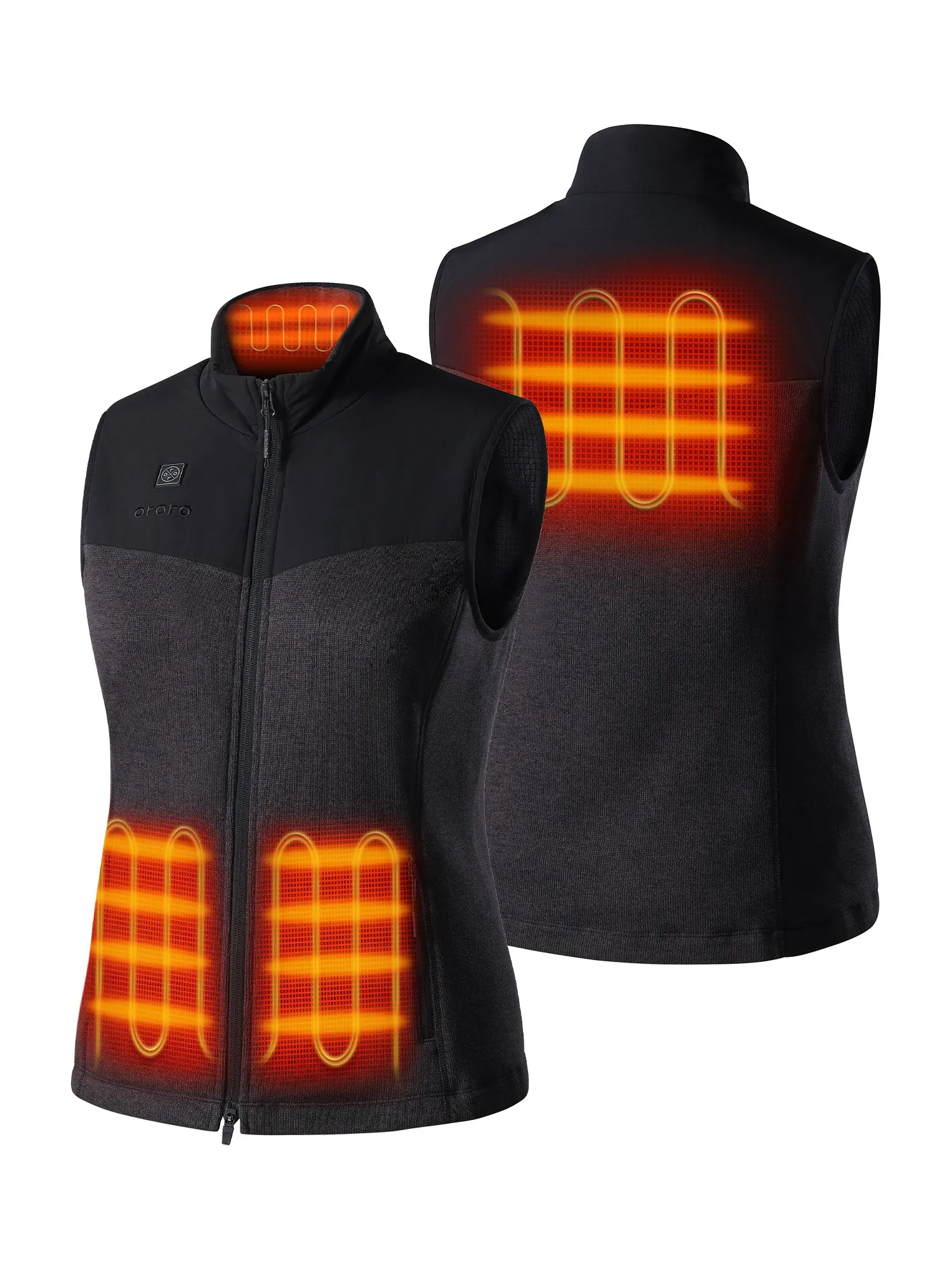 Augusta Women's Heated Sweater Fleece Vest
