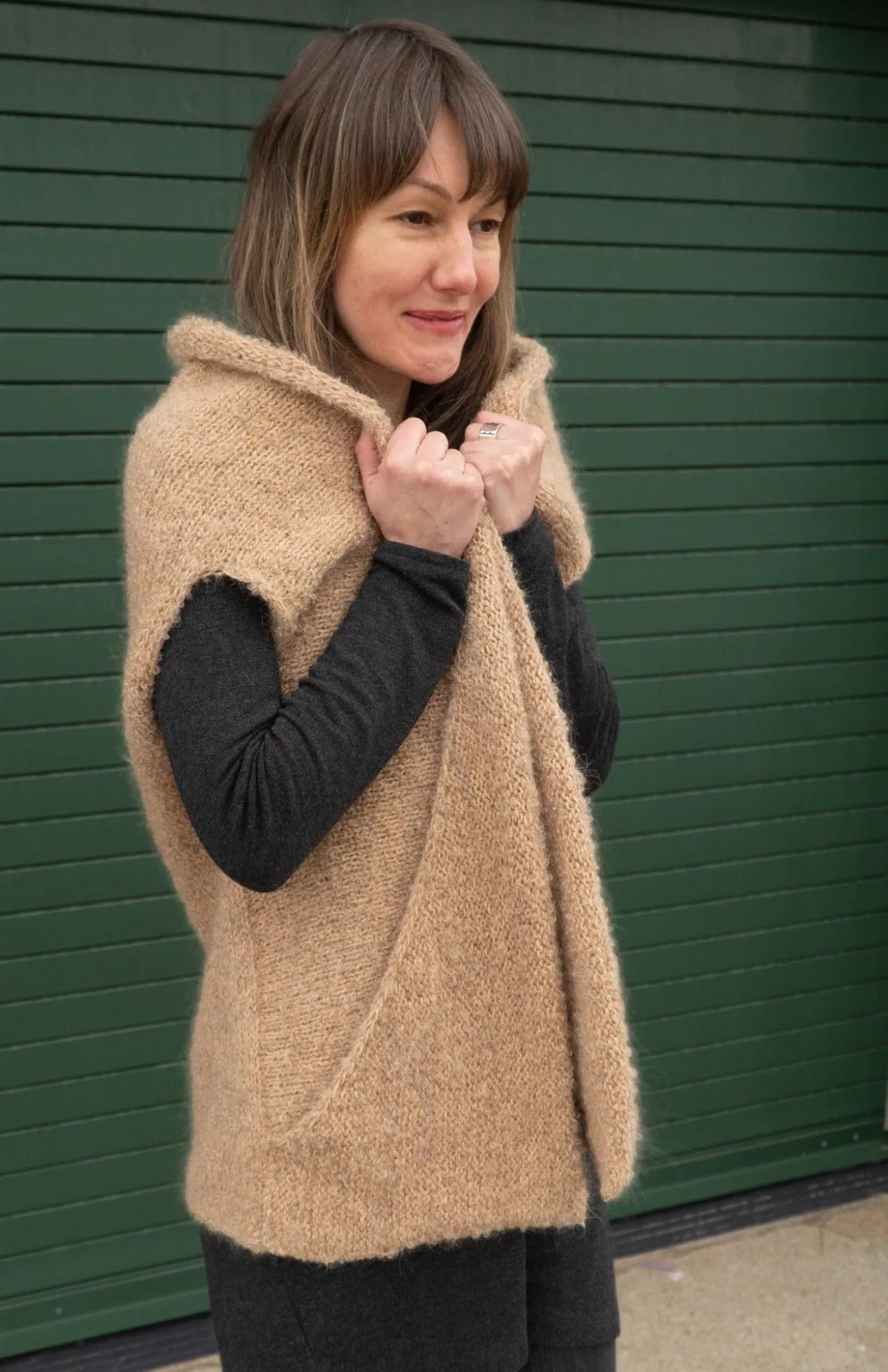 Bouclé Cocoon Vest, download