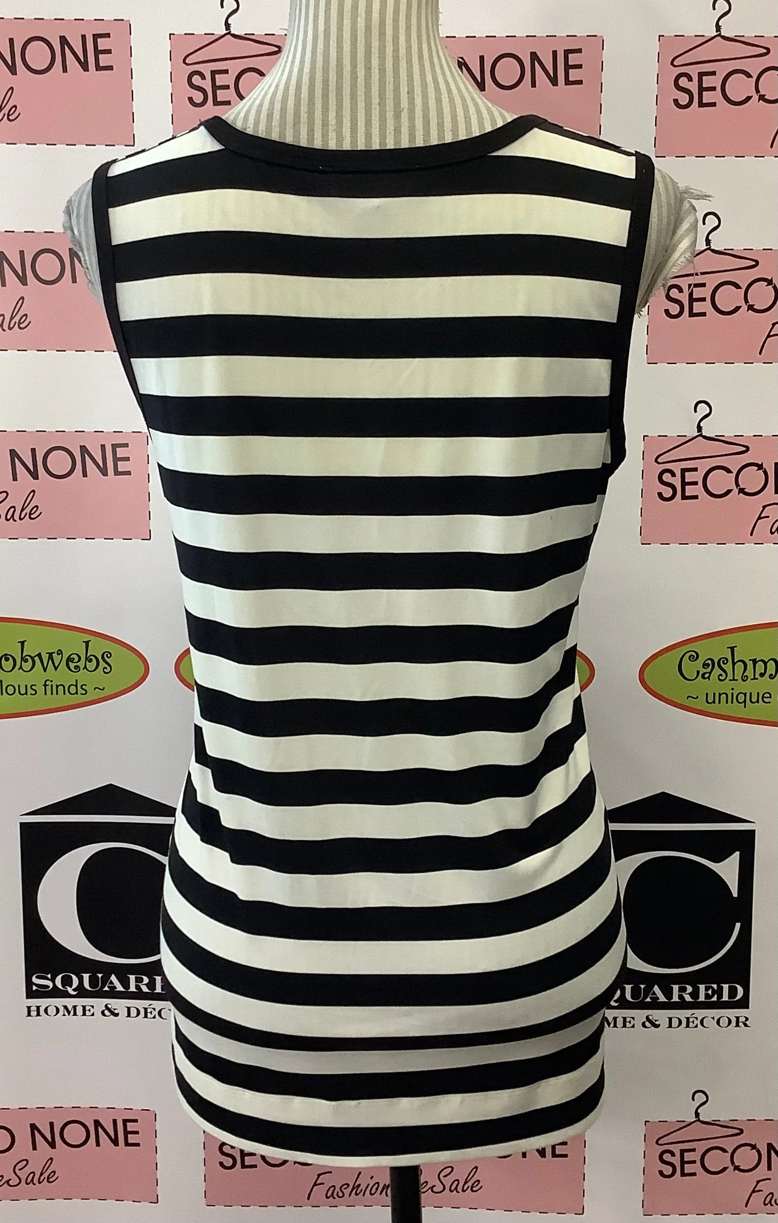 Calvin Klein Stripe Party Top (S)