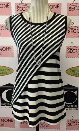 Calvin Klein Stripe Party Top (S)