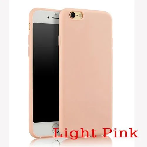 Candy Colors Soft TPU Silicon iPhone Case