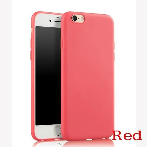 Candy Colors Soft TPU Silicon iPhone Case