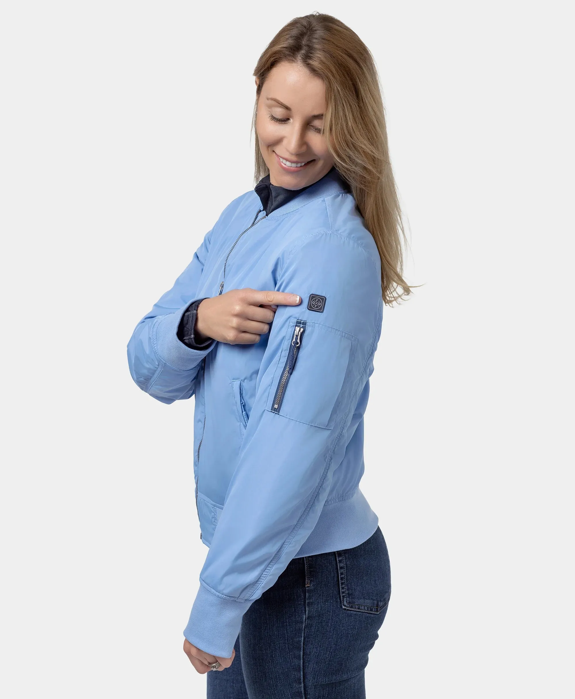 Cityscape Women's Heated Bomber Jacket (Apparel Only)