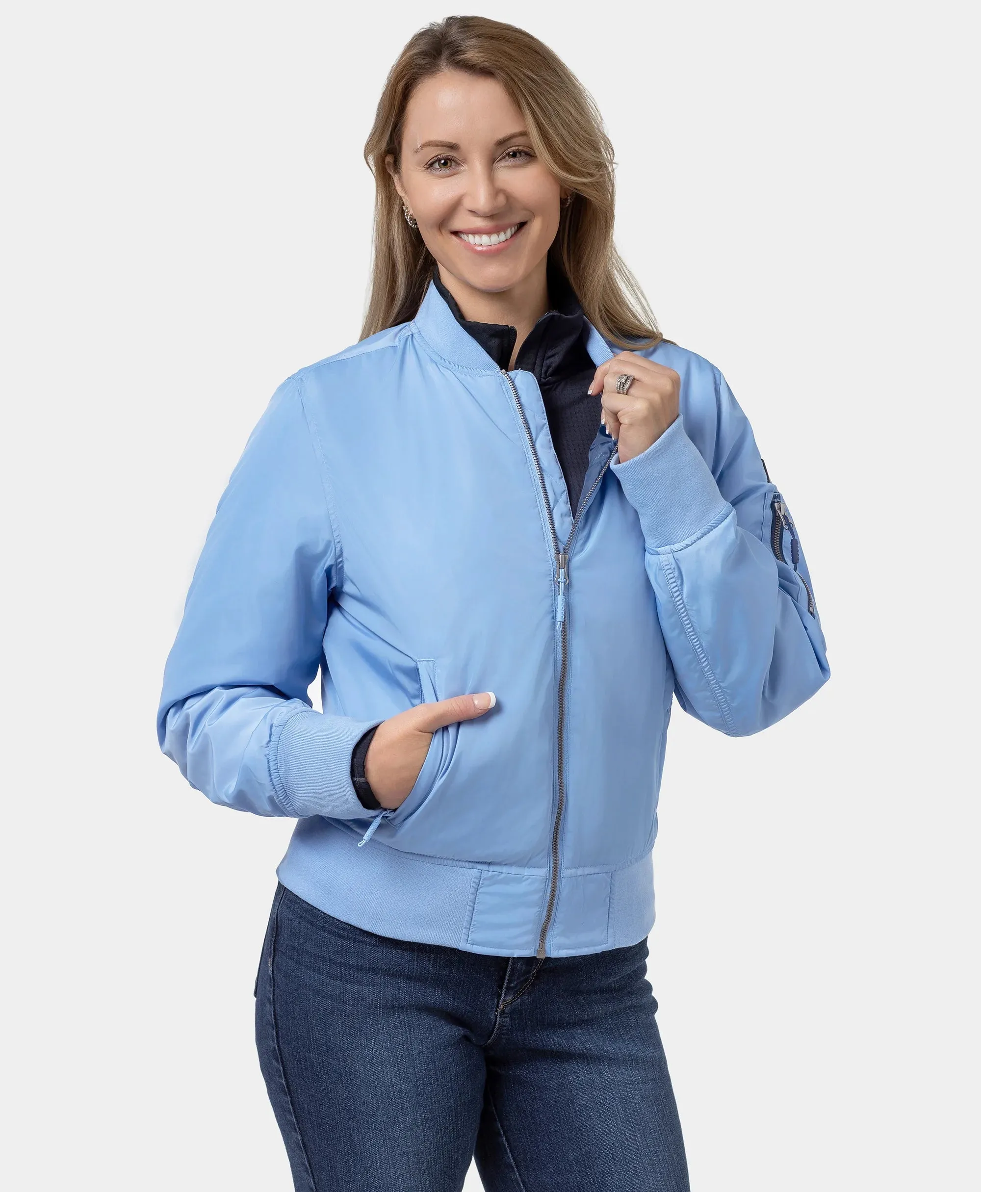 Cityscape Women's Heated Bomber Jacket (Apparel Only)