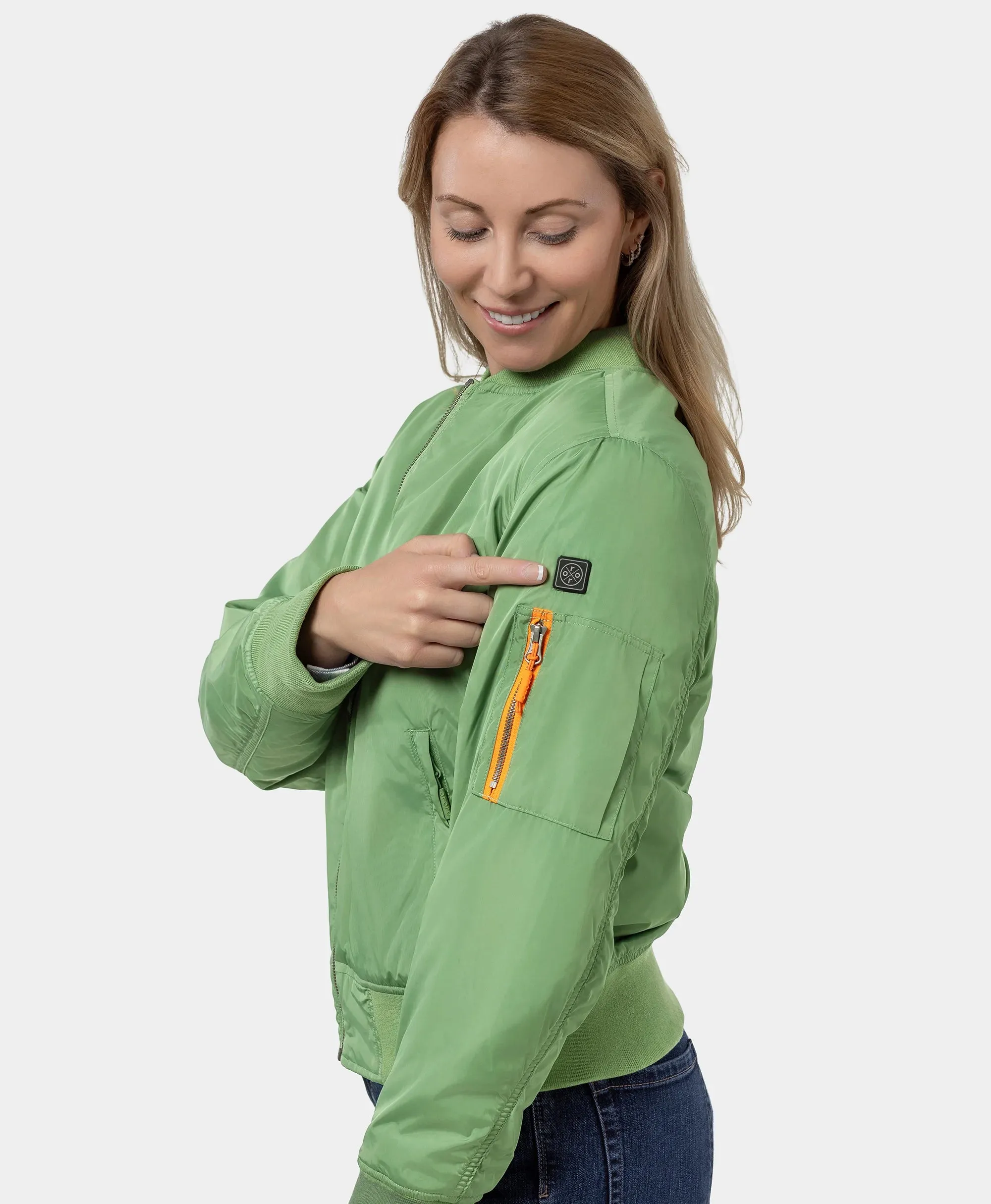 Cityscape Women's Heated Bomber Jacket (Apparel Only)
