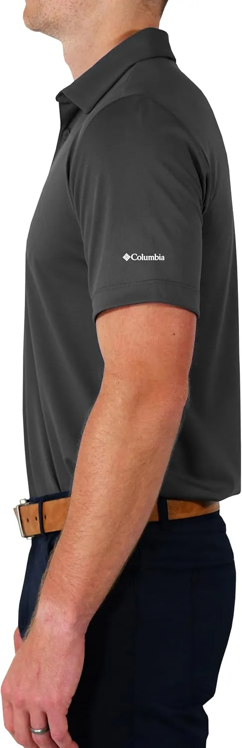Columbia Men's Golf Drive Polo Shirt Omni Wick Performance Breathable Short Sleeve