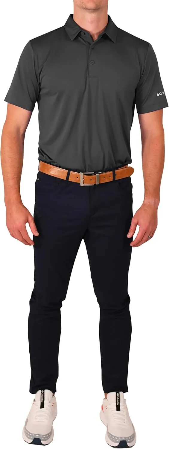Columbia Men's Golf Drive Polo Shirt Omni Wick Performance Breathable Short Sleeve