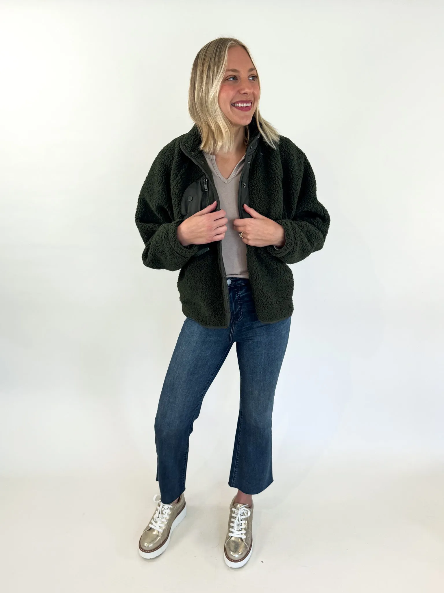 Creek Fleece Button Front Jacket