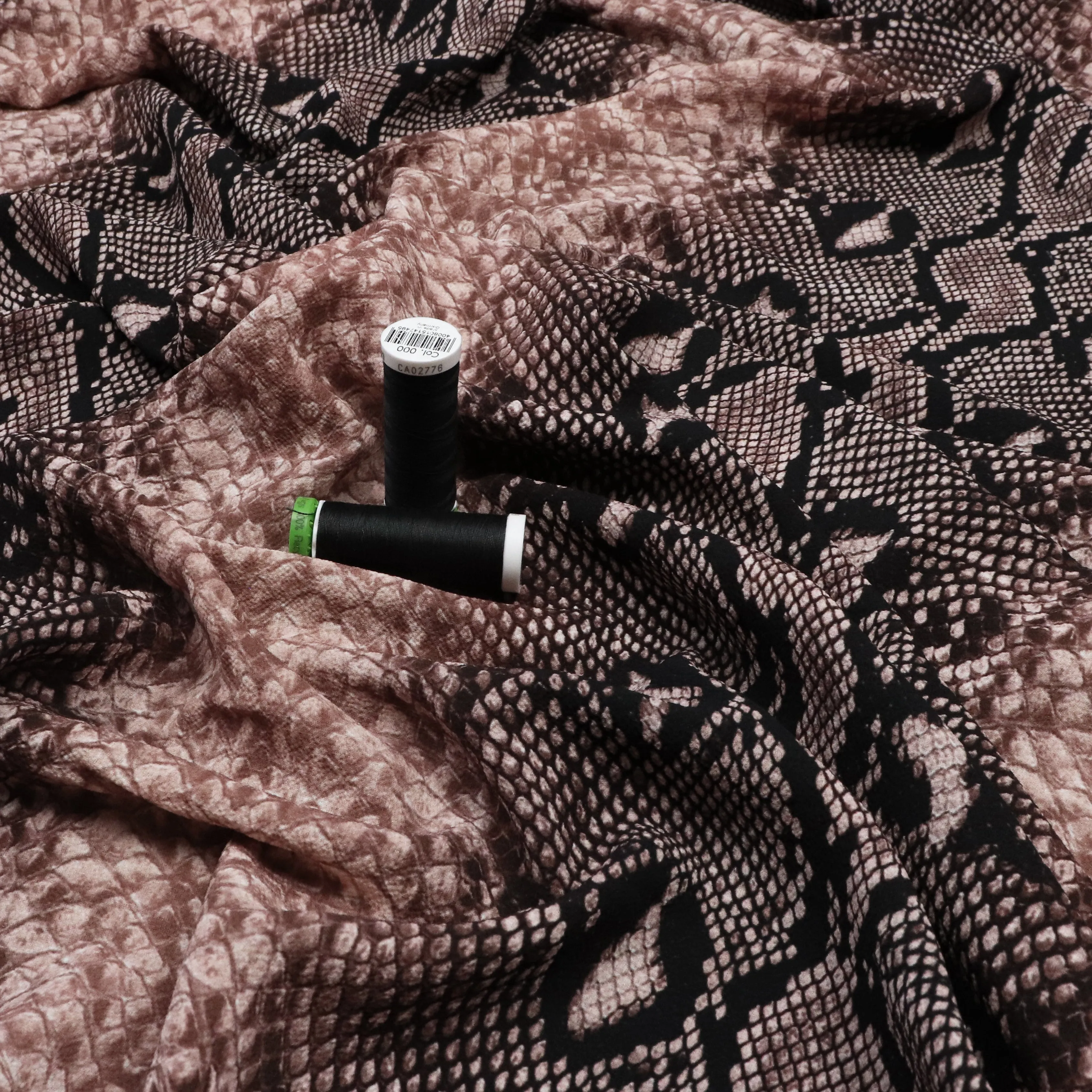Deadstock Crepe - Snake Print - SALE