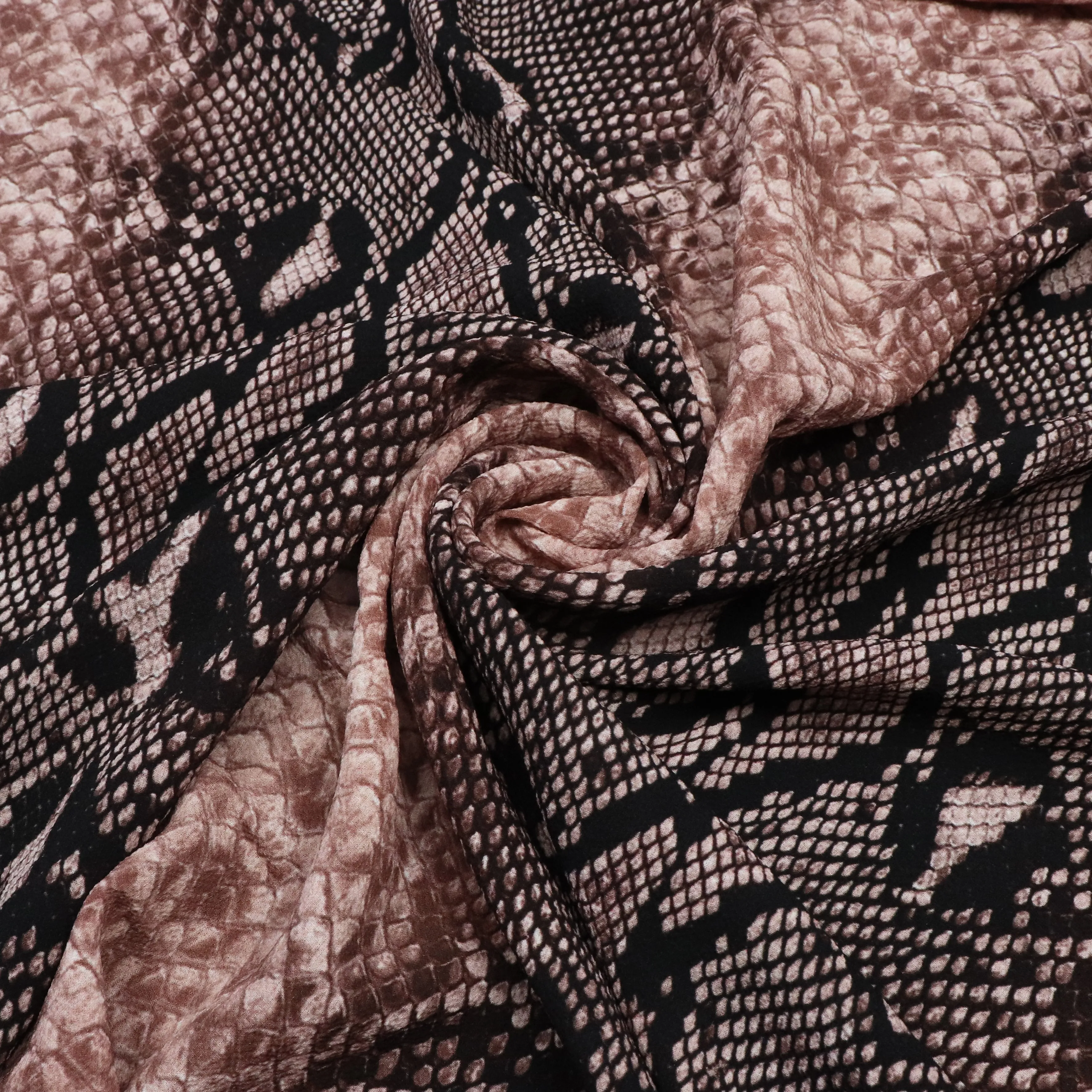 Deadstock Crepe - Snake Print - SALE