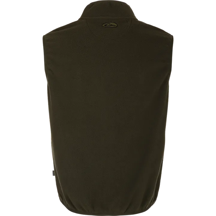 Drake Camp Fleece Vest- Kalamata Olive