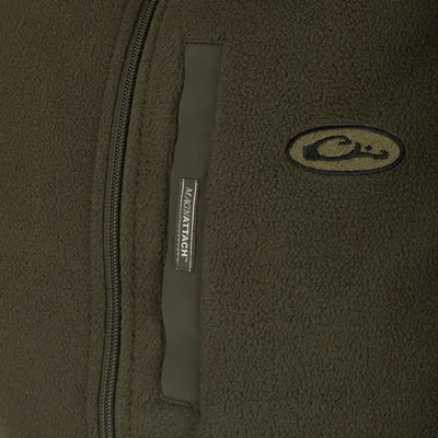 Drake Camp Fleece Vest- Kalamata Olive
