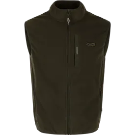 Drake Camp Fleece Vest- Kalamata Olive
