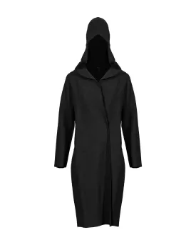 Eileen Fisher Wool Hooded Jacket Black
