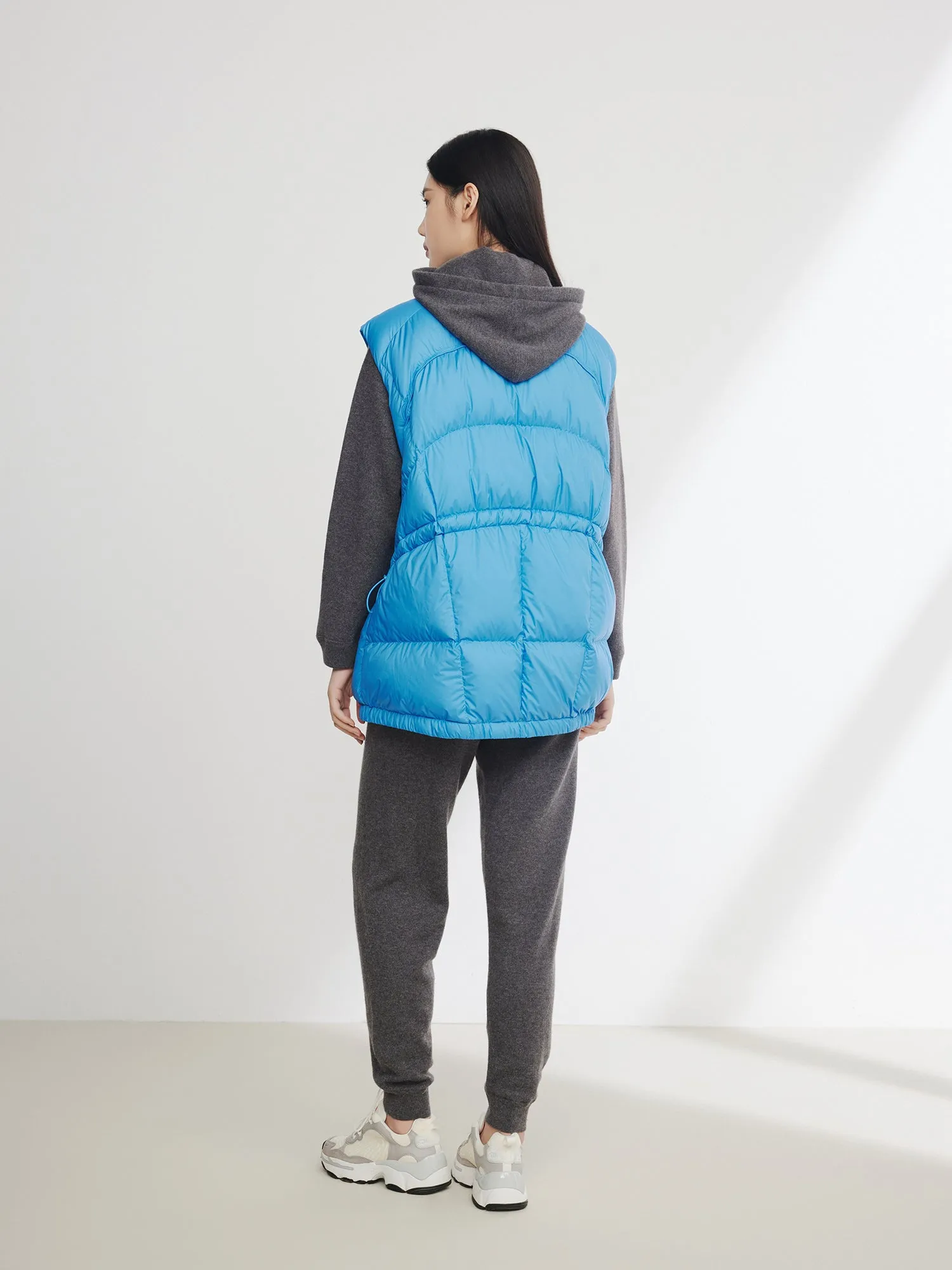EP YAYING  white duck down vest