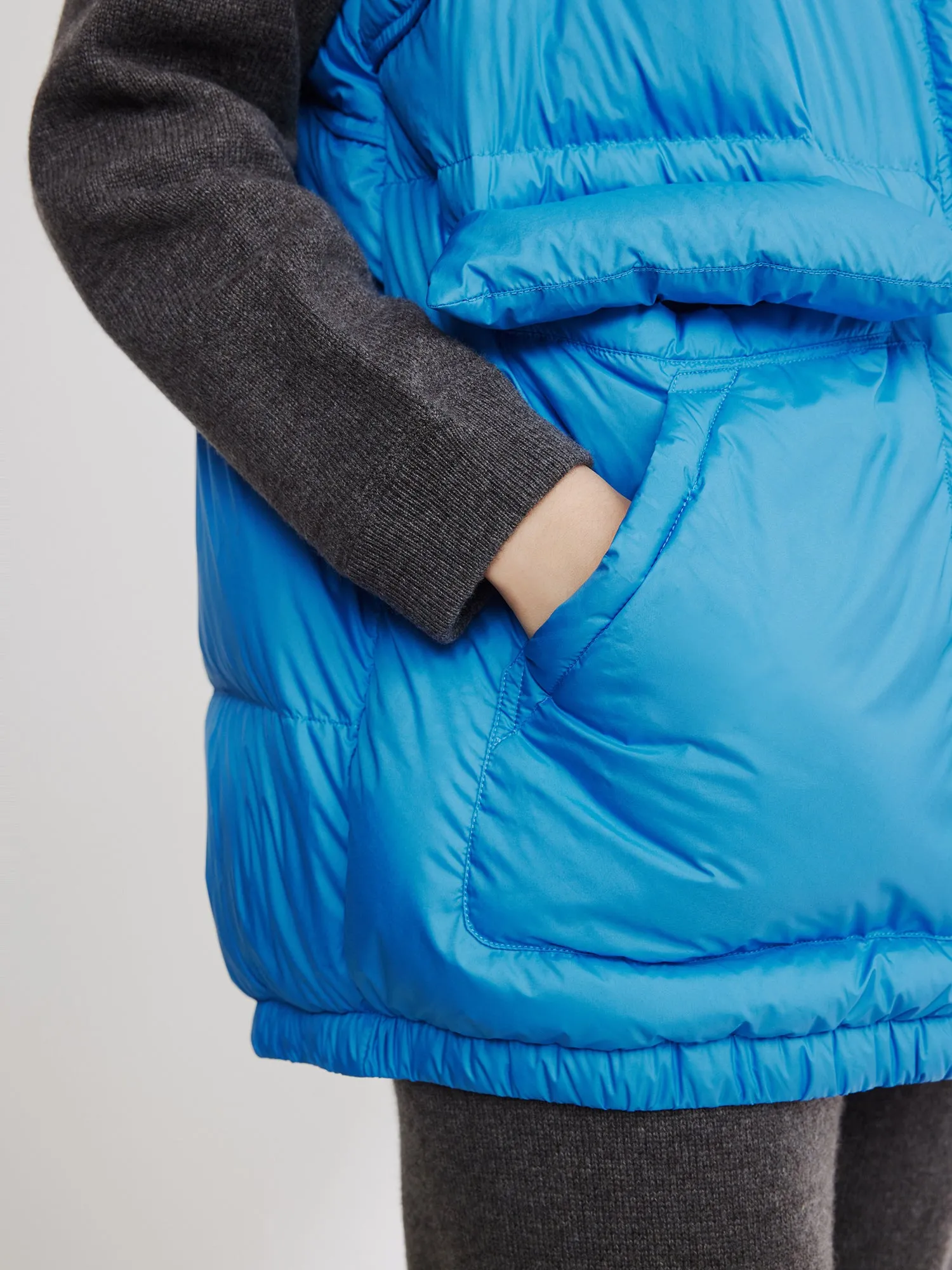 EP YAYING  white duck down vest
