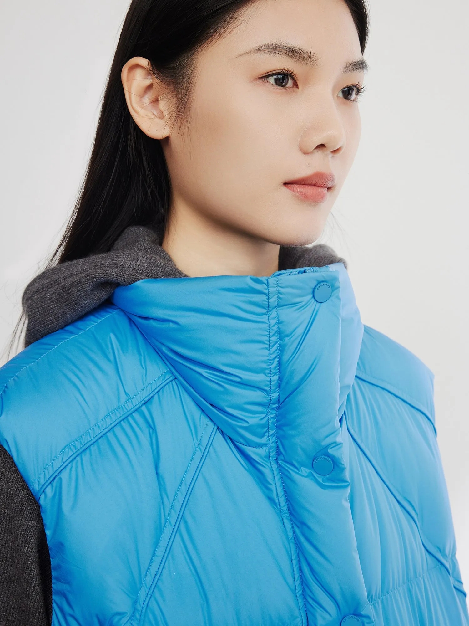 EP YAYING  white duck down vest
