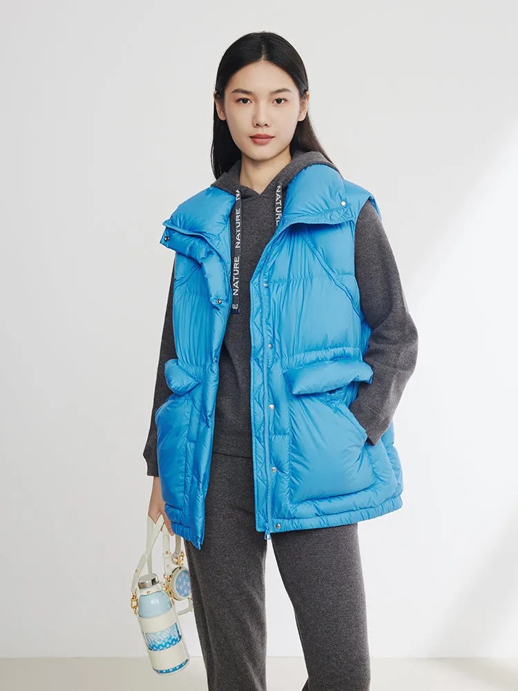 EP YAYING  white duck down vest