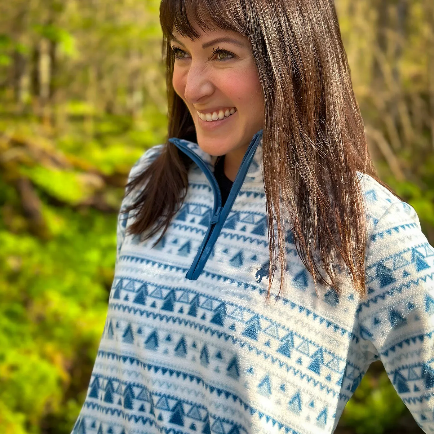 Ford Bronco Women's 1/4 Zip Brushed Fleece