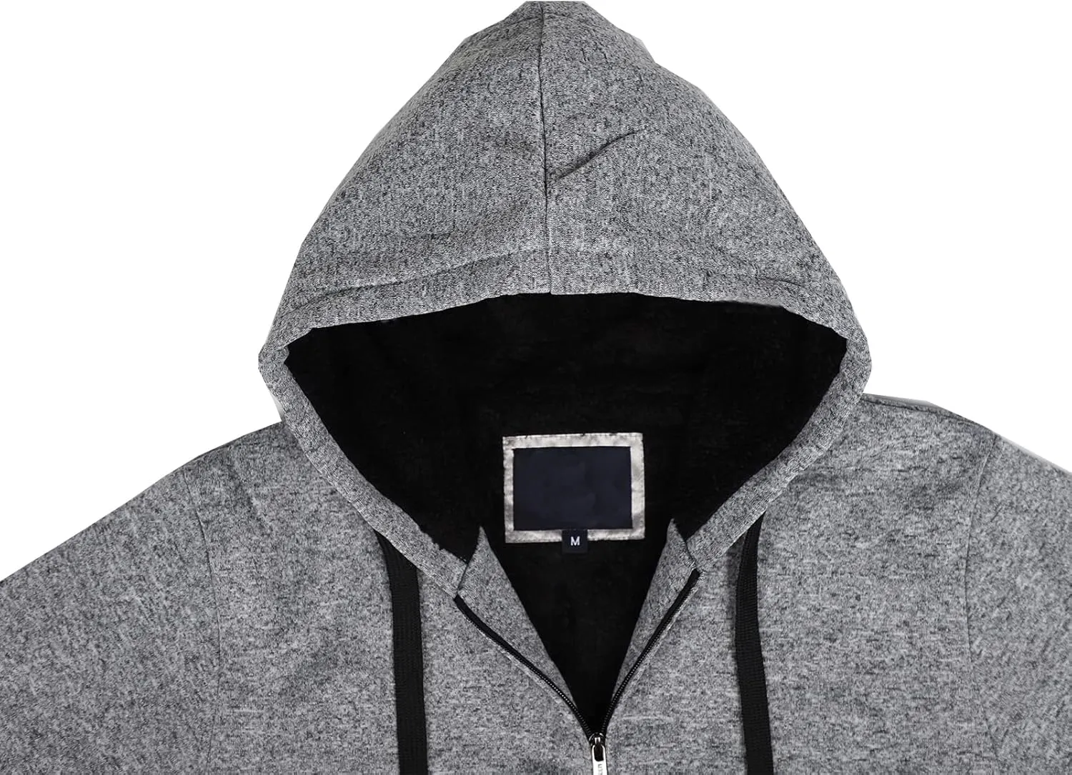 Gary Com Heavyweight Sherpa Hoodies for Men, Thick Fleece Lined Full Zip Up Winter Warm Sweatshirts Work Jackets