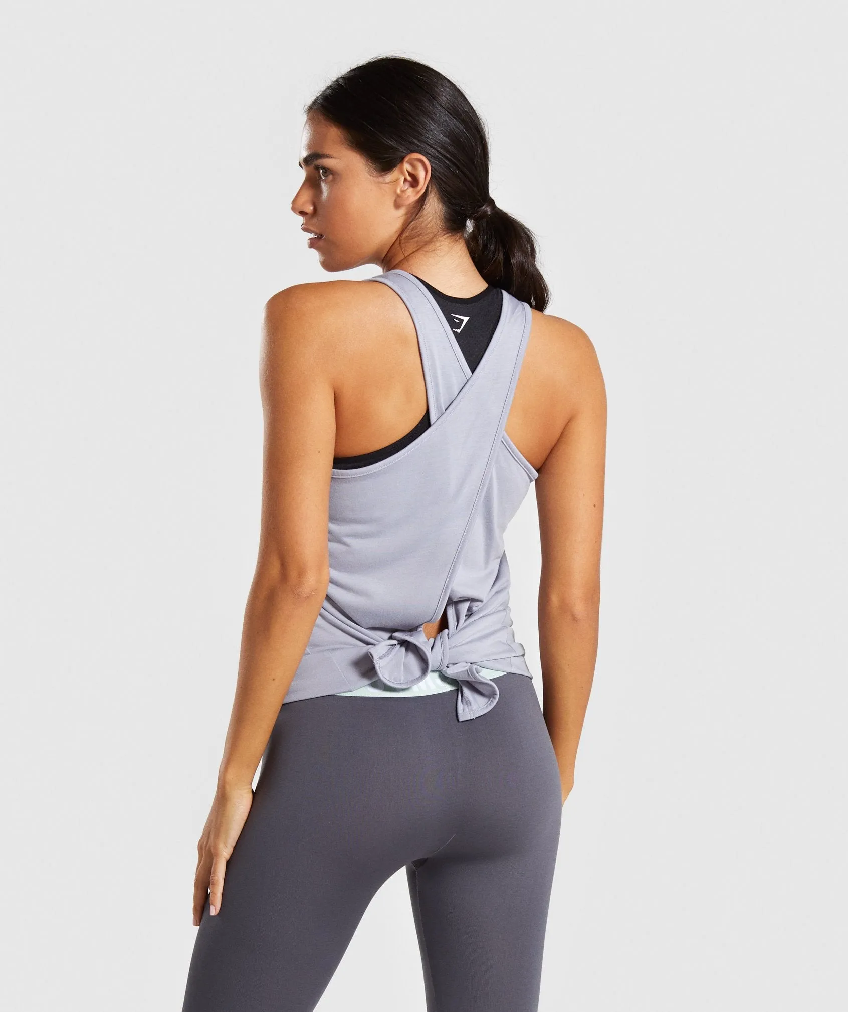 Gymshark Tie Back Vest - Lilac