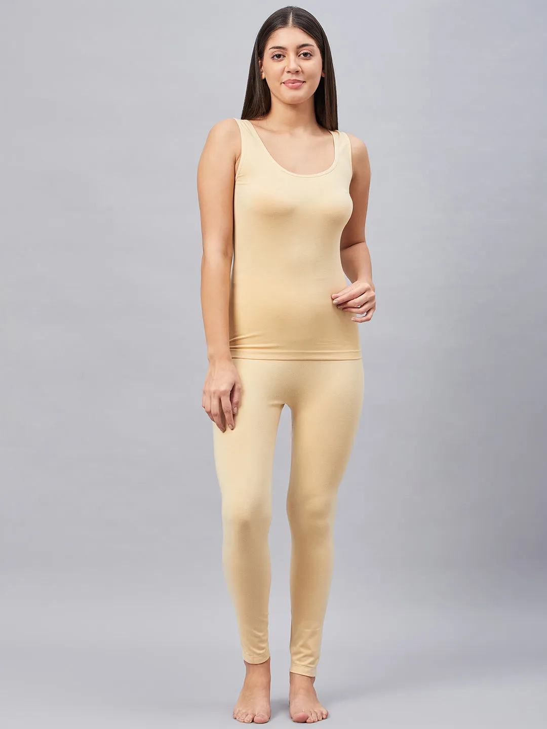Heatmax Teen Sleeveless Inner - Nude