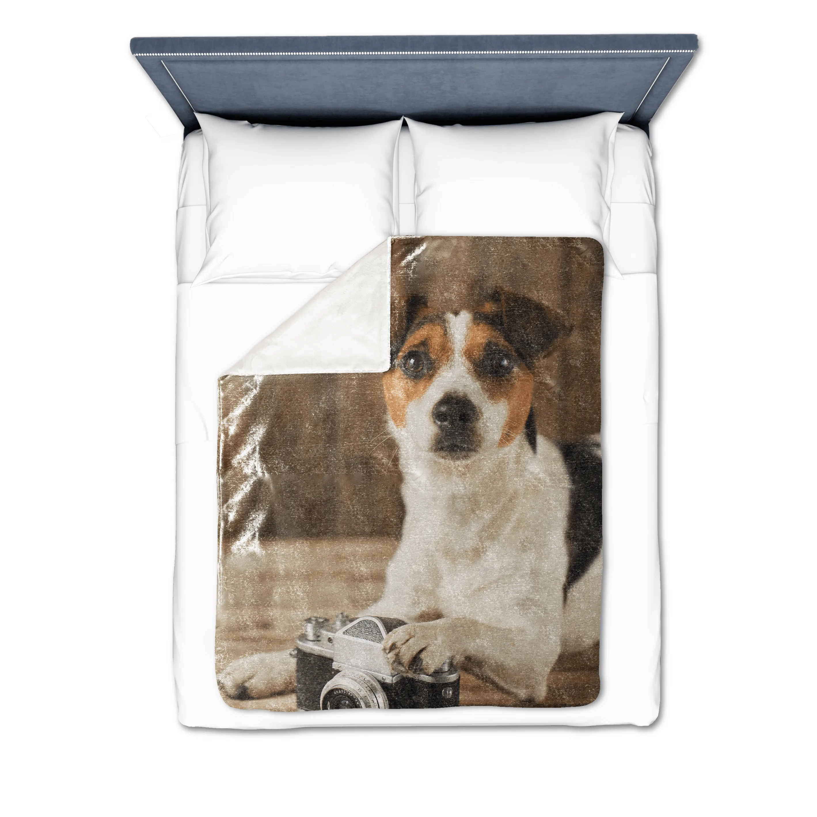 Home Collage Premium Fleece Photo Blanket