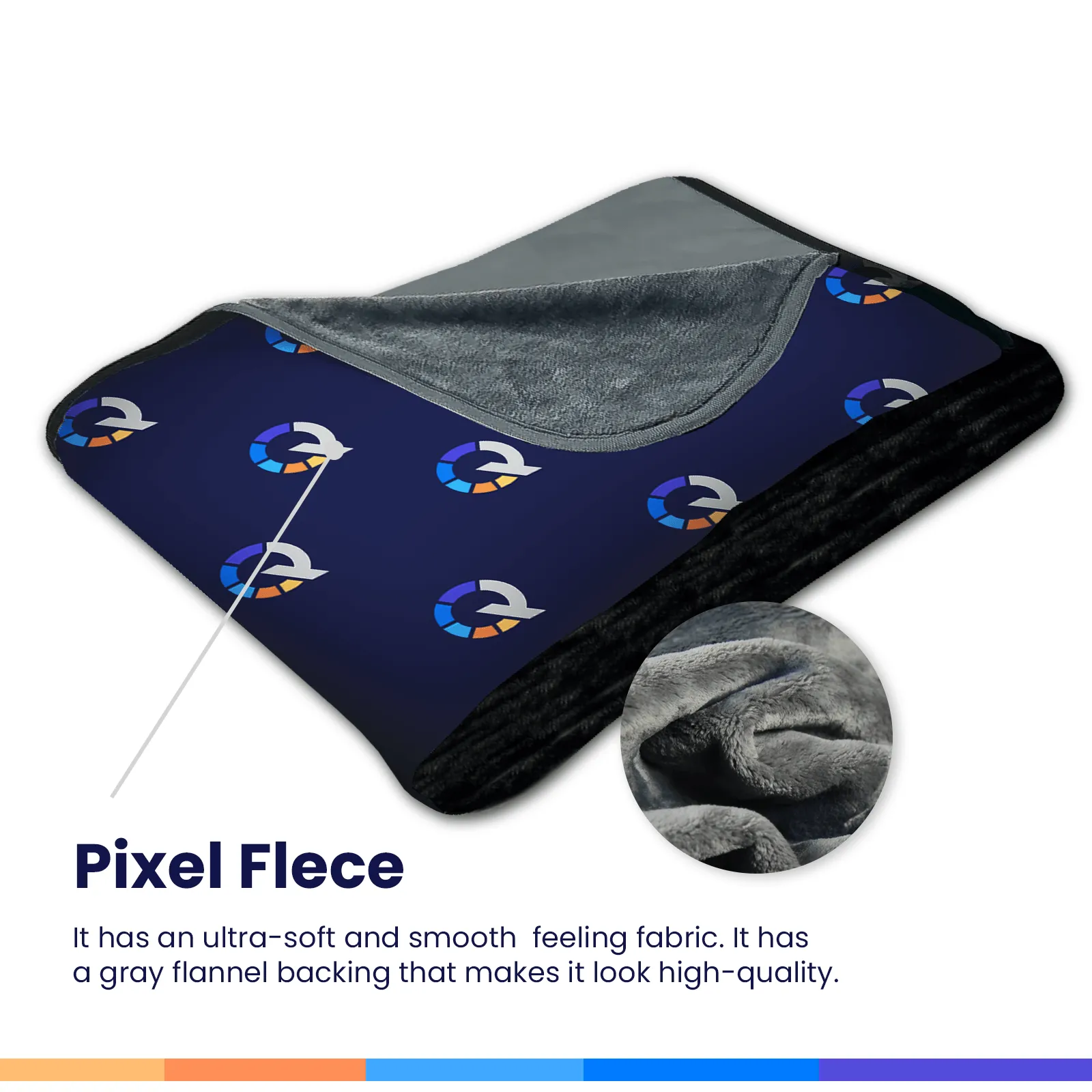 Home Collage Premium Fleece Photo Blanket