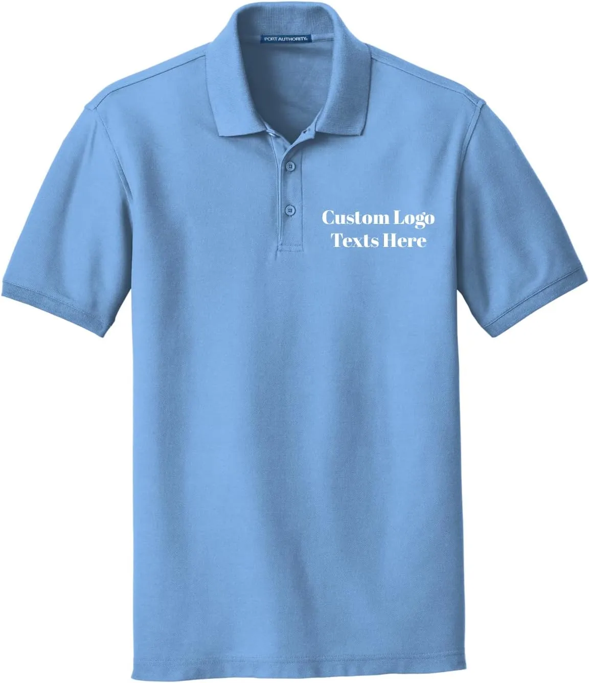 INK STITCH K100 Men Custom Stitching Embroidery Logo Text Design Your Own Core Pique Polo Shirts