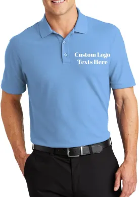 INK STITCH K100 Men Custom Stitching Embroidery Logo Text Design Your Own Core Pique Polo Shirts