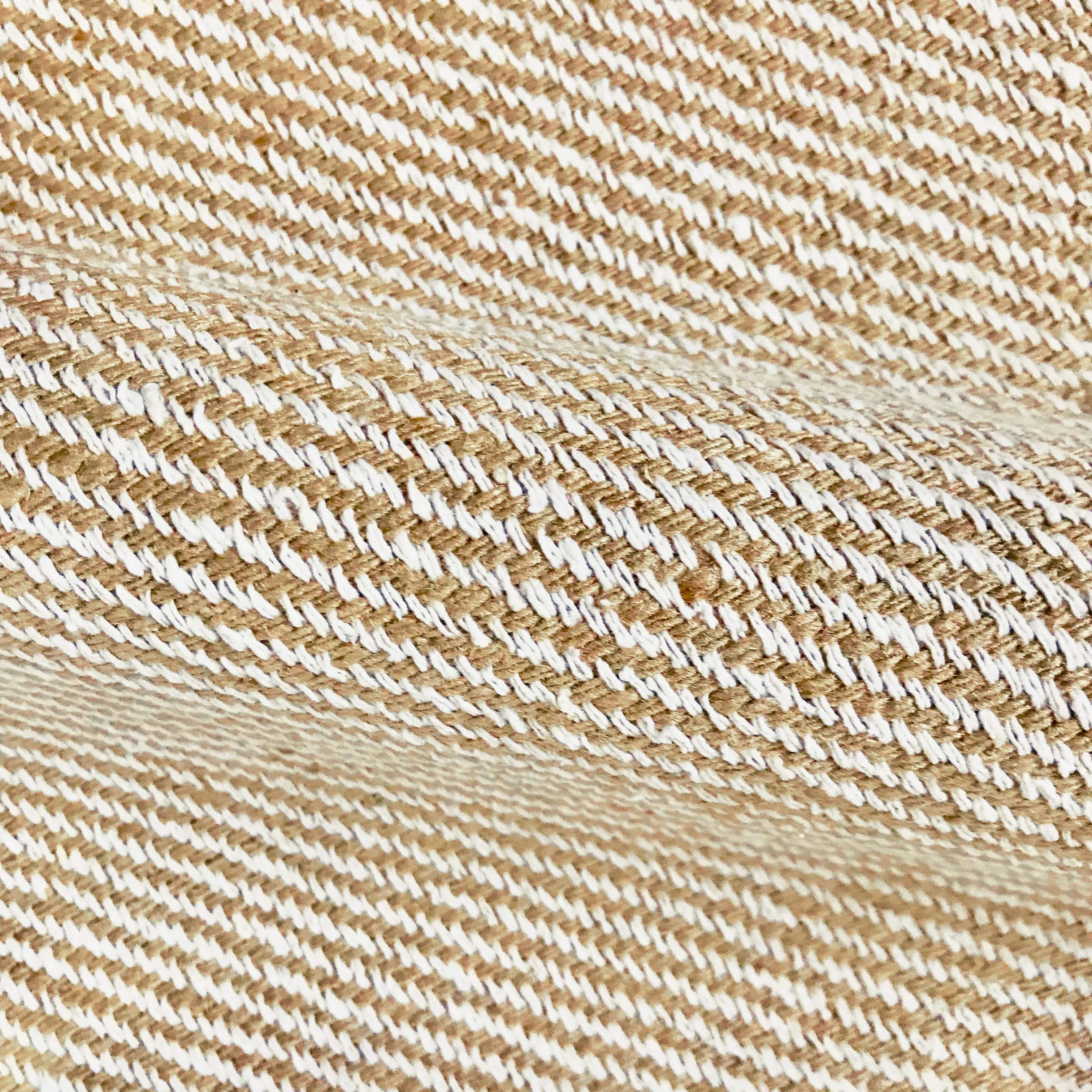 Ivory and Tan Luxury Woven Upholstery Fabric 54"