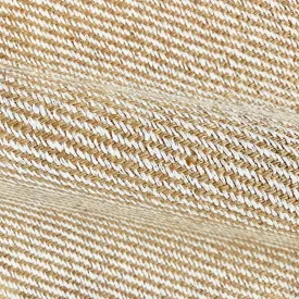 Ivory and Tan Luxury Woven Upholstery Fabric 54"