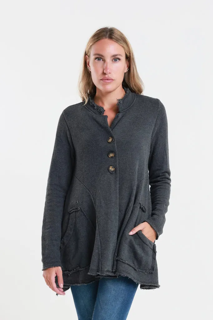 Jane French Terry Cozy Jacket (JLS111)