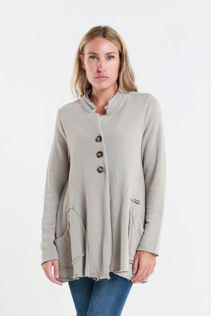 Jane French Terry Cozy Jacket (JLS111)