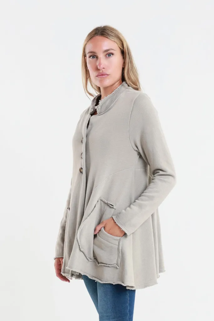 Jane French Terry Cozy Jacket (JLS111)