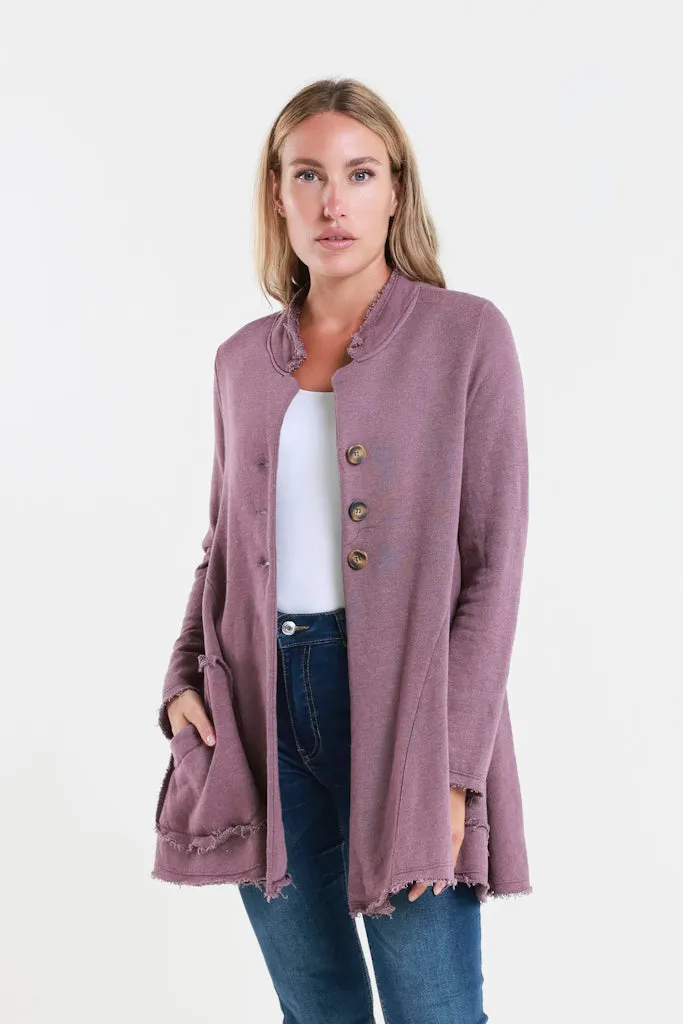 Jane French Terry Cozy Jacket (JLS111)