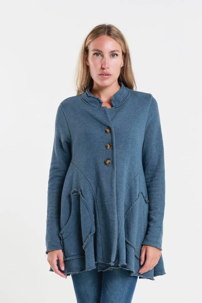Jane French Terry Cozy Jacket (JLS111)