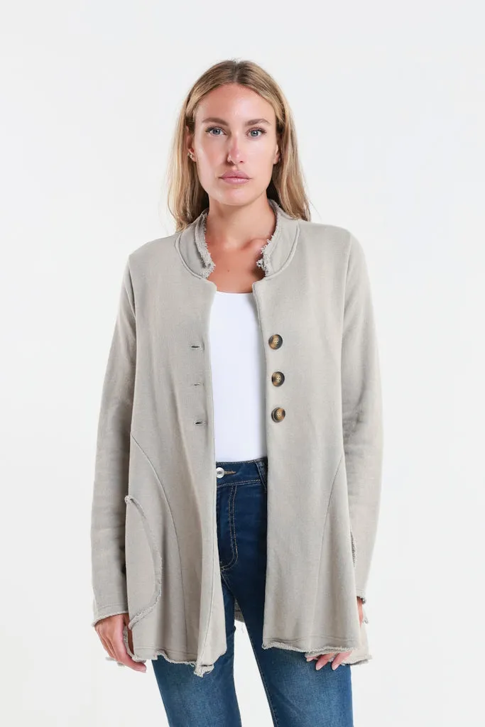 Jane French Terry Cozy Jacket (JLS111)