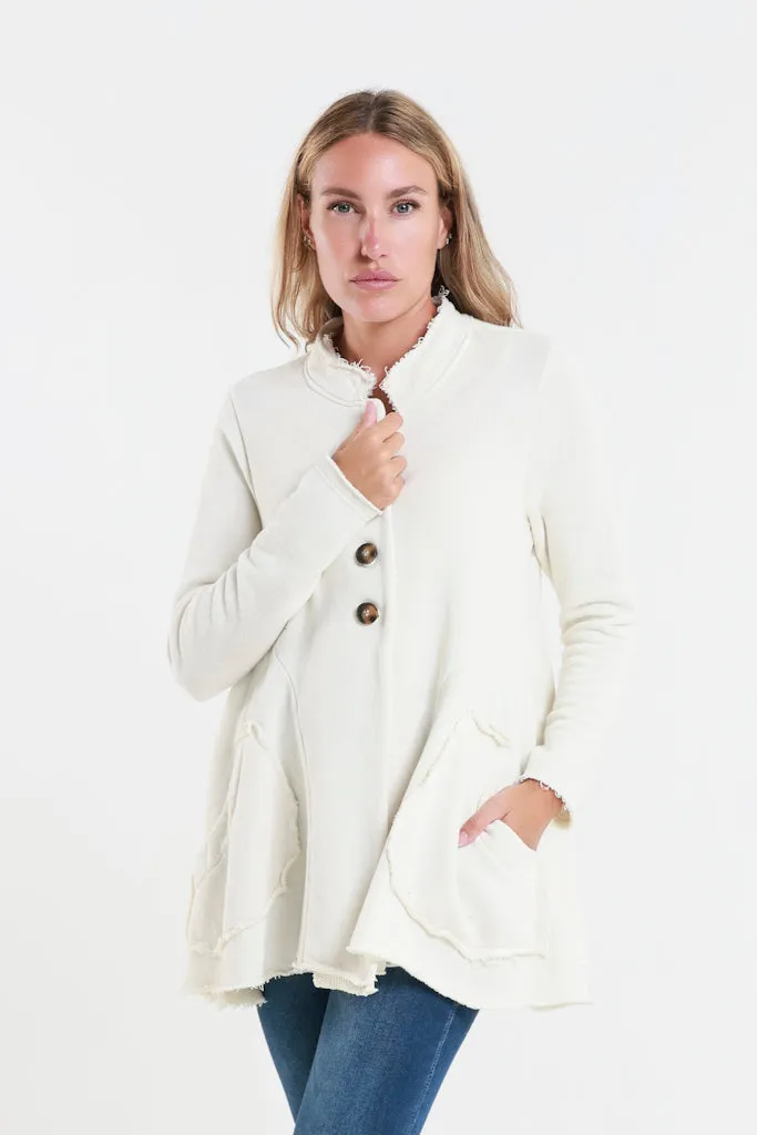 Jane French Terry Cozy Jacket (JLS111)