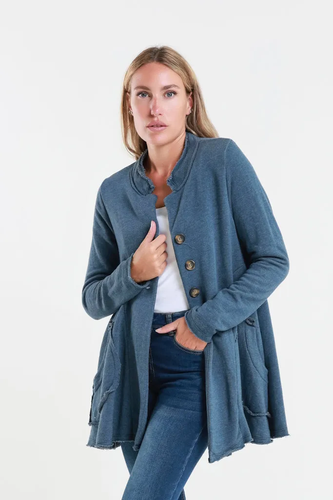 Jane French Terry Cozy Jacket (JLS111)