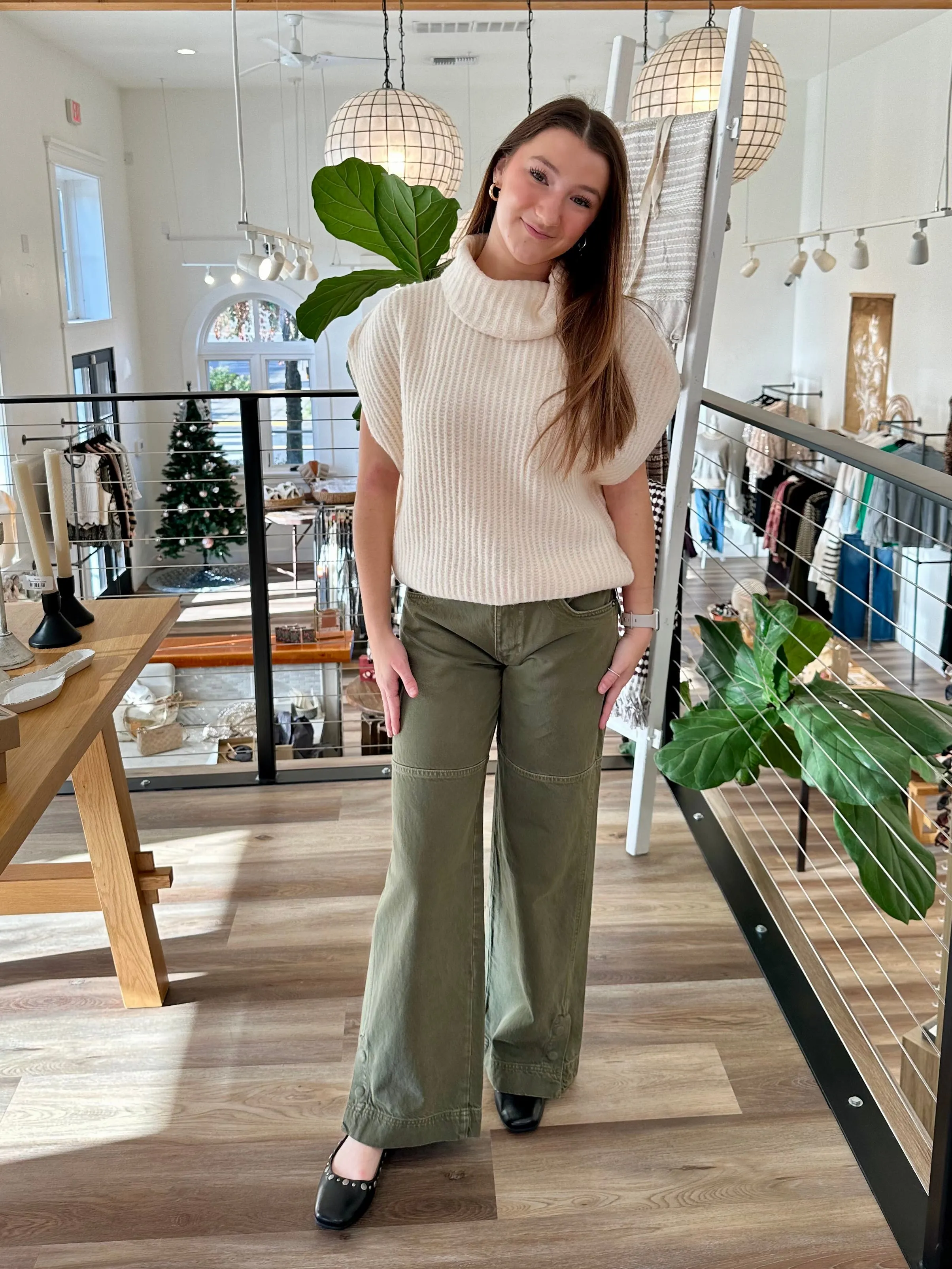 Knit Turtleneck Vest