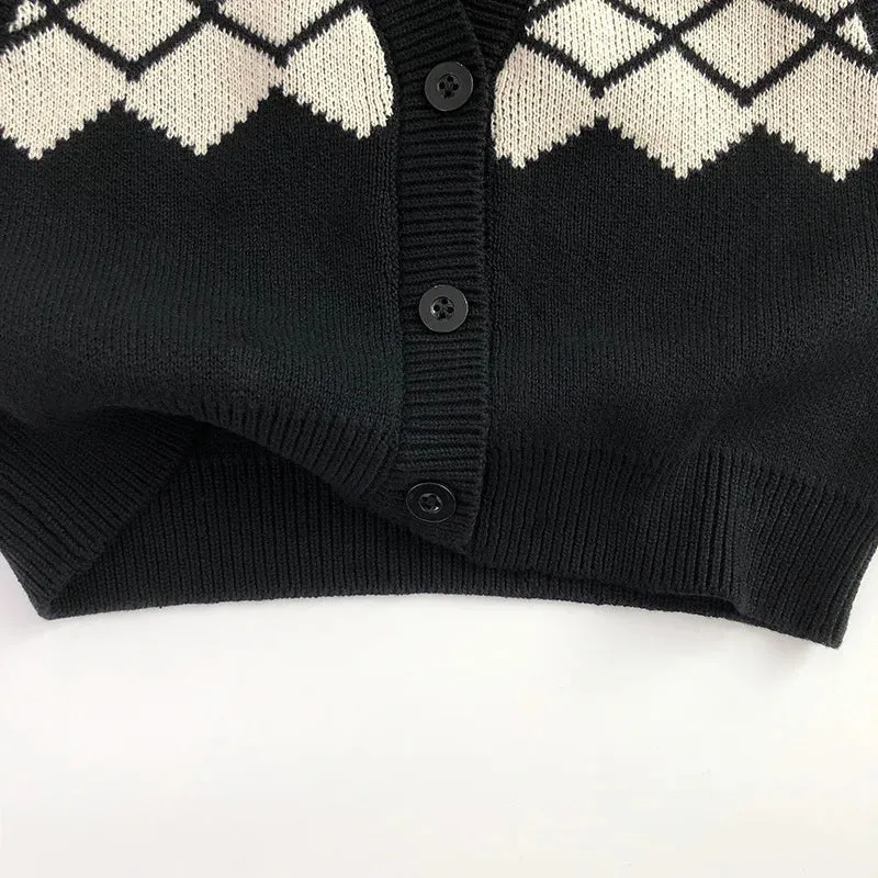 Knitted Vest Cardigan