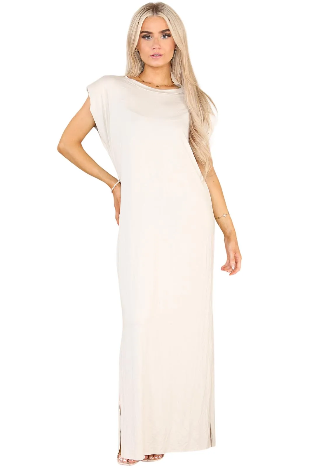 Ladies Sleeveless Long Dress